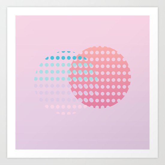 Holographic dream Art Print