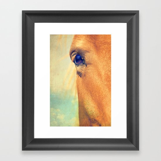 Horse Dreaming Framed Art Print
