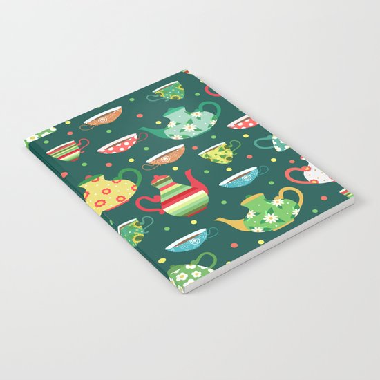 Tea pattern Notebook