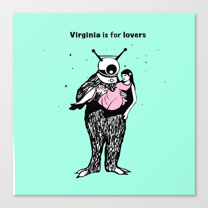 Virginia is for Lovers Canvas Print