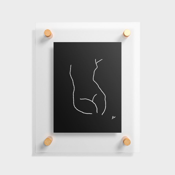 Female Nude Floating Acrylic Print