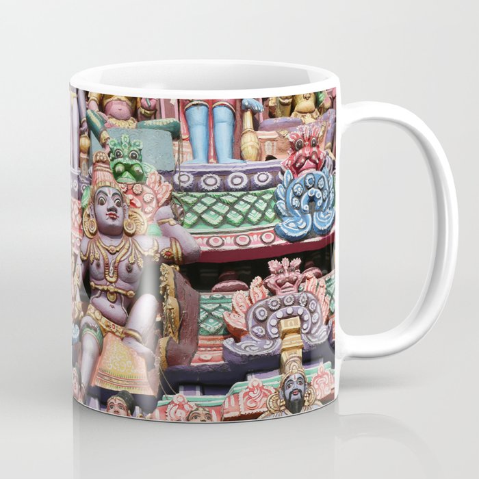 India Hinduism Multicolored Temple Design Coffee Mug By Carmenjc Society6