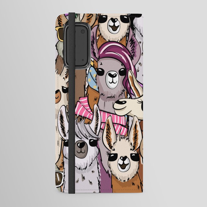 Llama Llama Party Selfie Android Wallet Case