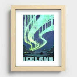 Iceland Recessed Framed Print