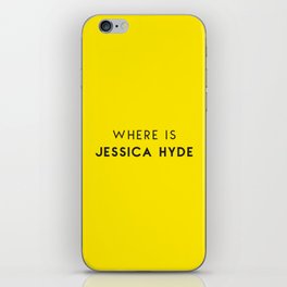 Where is Jessica Hyde? (Utopia) iPhone Skin