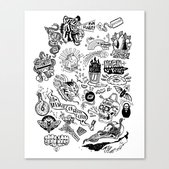 3am Thoughts Club Canvas Print