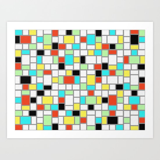 Geosquare Art Print