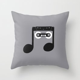 Analog Music Throw Pillow