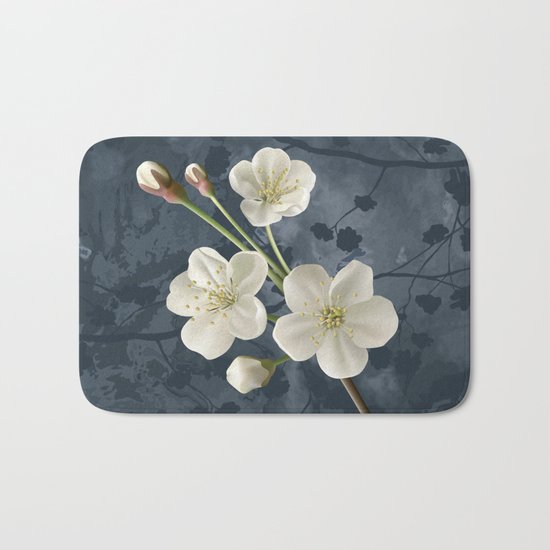 It blooms my cherry tree Bath Mat