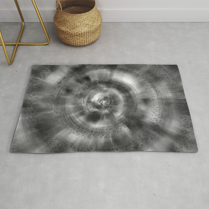 Sound - 36 (spiral of time abstract) Rug