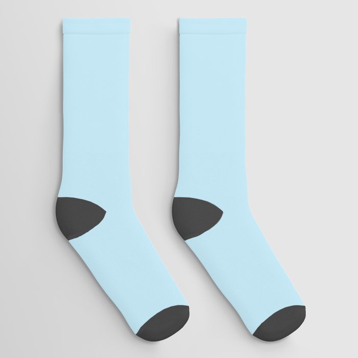 Baby blue background Socks