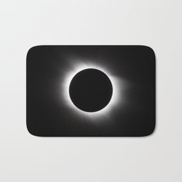Solar Eclipse Bath Mat | Illustration, Sci-Fi, Painting, Nature, Photos, Galaxy, Eclipse, Graphicdesign, Cosmos, Space 