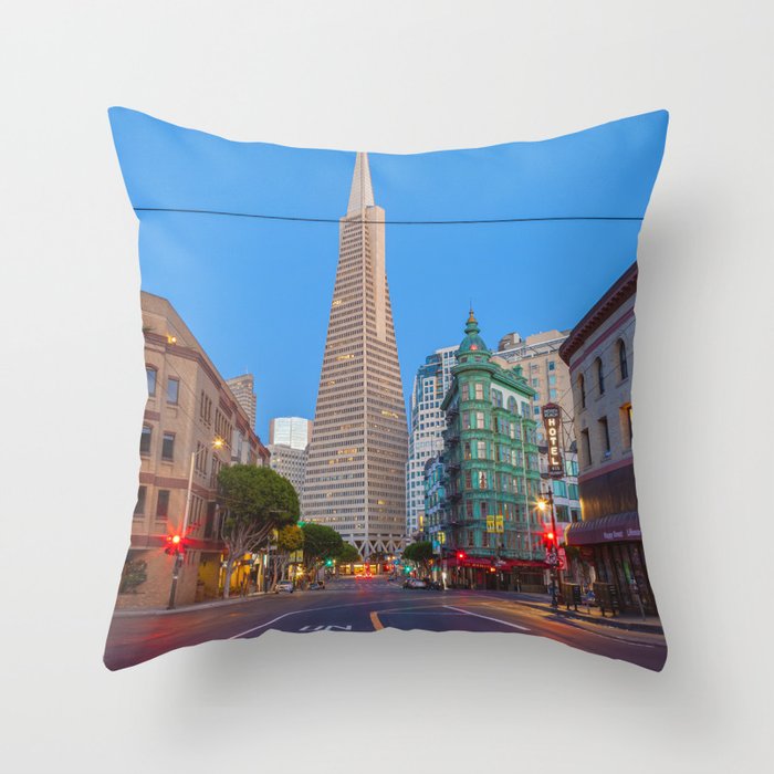 Columbus Street Throw Pillow