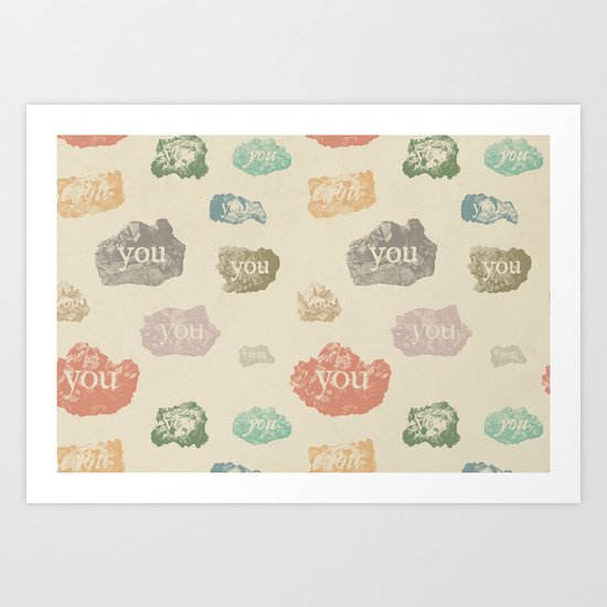 You Rock (Pattern) Art Print