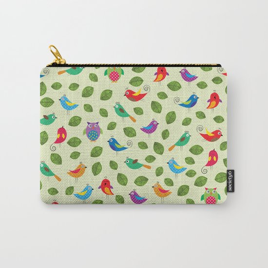 Birds pattern Carry-All Pouch