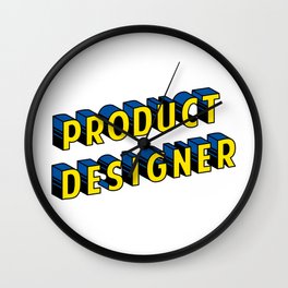 Product Designer Wall Clock