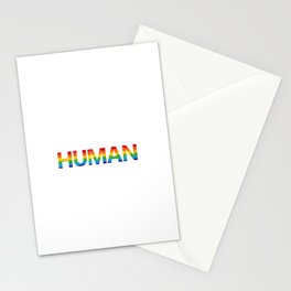 HUMAN LGBTQI+ Pride Stationery Card
