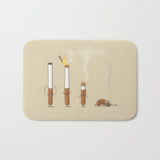 Smoking Kills Bath Mat