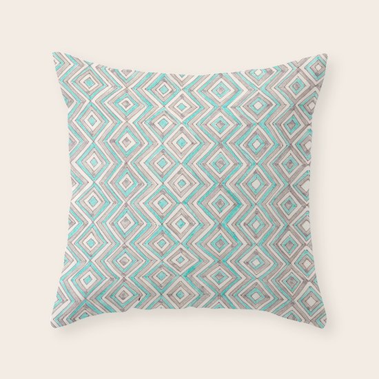 zig--zag Throw Pillow