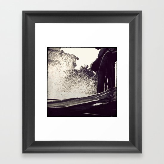 Splash Framed Art Print