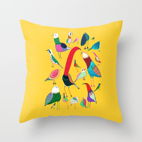 Birds Throw Pillow