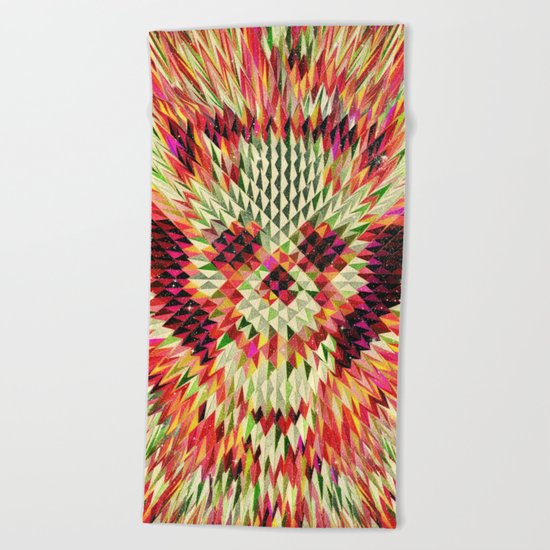Geo Skull Beach Towel