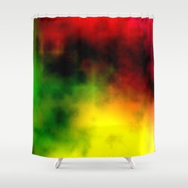 Rasta Tye Dye Shower Curtain