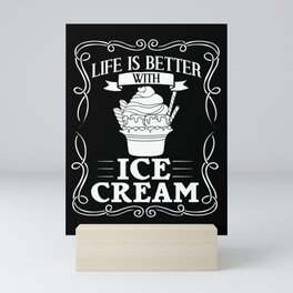 Ice Cream Roll Maker Truck Recipes Mini Art Print