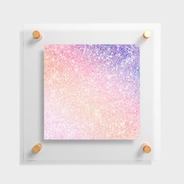 Ombre Glitter 21 Floating Acrylic Print