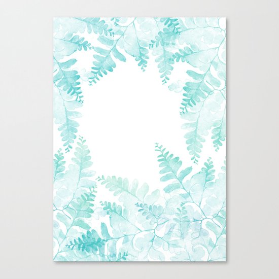 Ferns Jungle Canvas Print