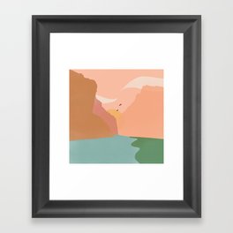 Sunset, Santa Elena Canyon Framed Art Print