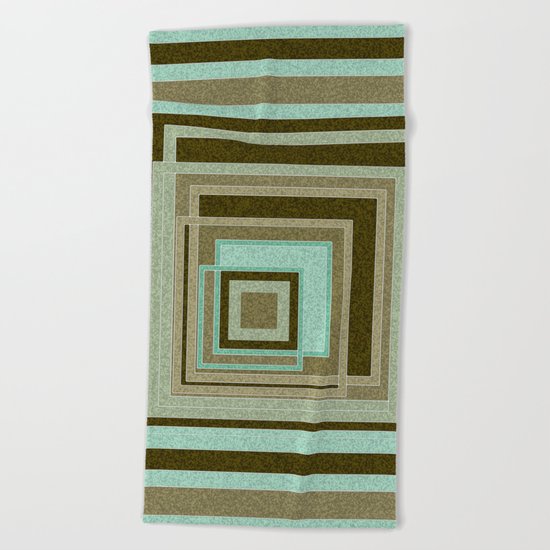Abstraction . Geometric shapes . 1 Beach Towel