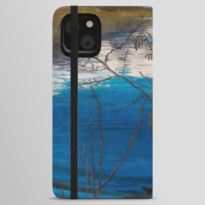 March Atmosphere at Jolstravatnet, 1906 by Nikolai Astrup iPhone Wallet Case