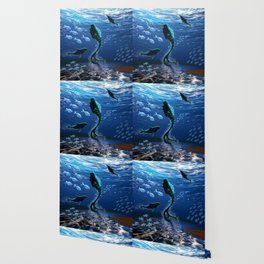 Mermaid Magical Ocean Spirit Wallpaper