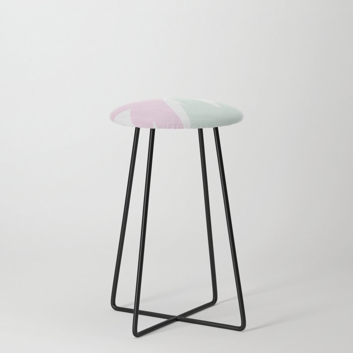 18  Abstract Shapes Pastel Background 220729 Valourine Design Counter Stool