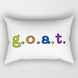 g.o.a.t Rectangular Pillow