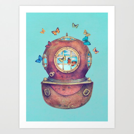 Inner Space - colour option Art Print