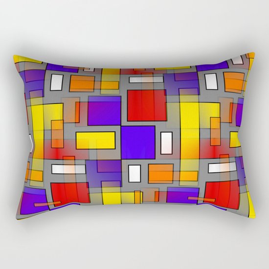Color Mix Rectangular Pillow