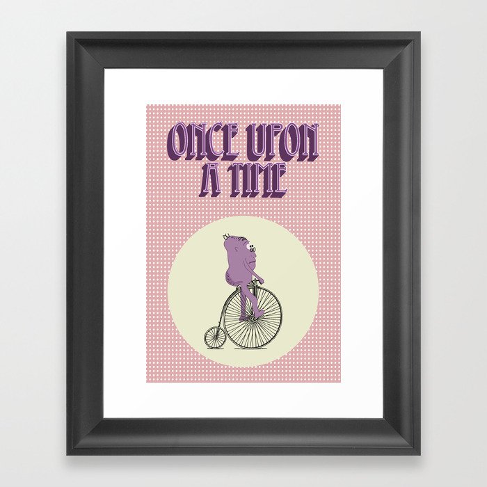 once upon a time Framed Art Print