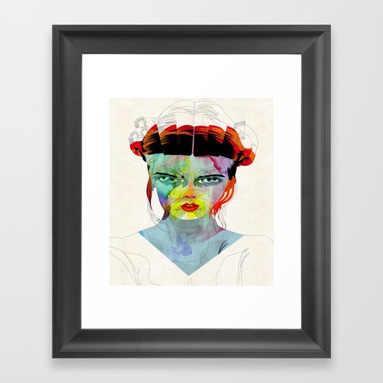 girl_190712 Framed Art Print