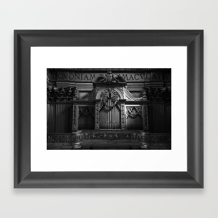 Church Organ Framed Art Print