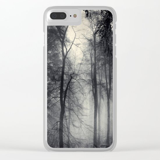realm of shades - misty forest Clear iPhone Case