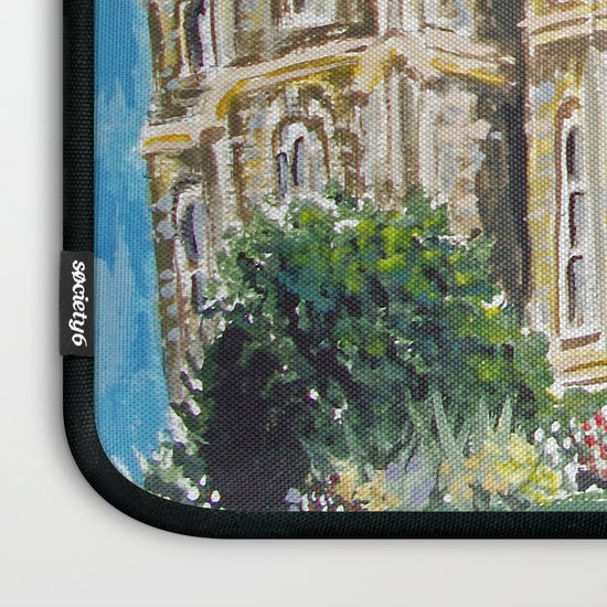 Logan Utah Lds Temple Painting Laptop Sleeve By Bekablo Society6