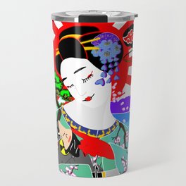 Geisha Madonna and Bonsai Messiah Travel Mug