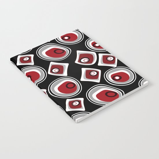 Abstraction. "Pebbles " on a black background . Notebook