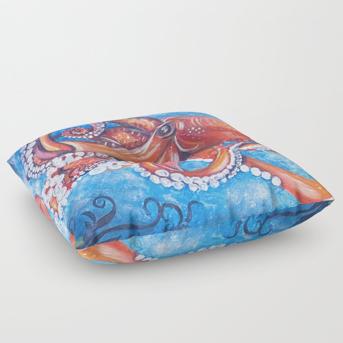 Colorful Octopus Floor Pillow