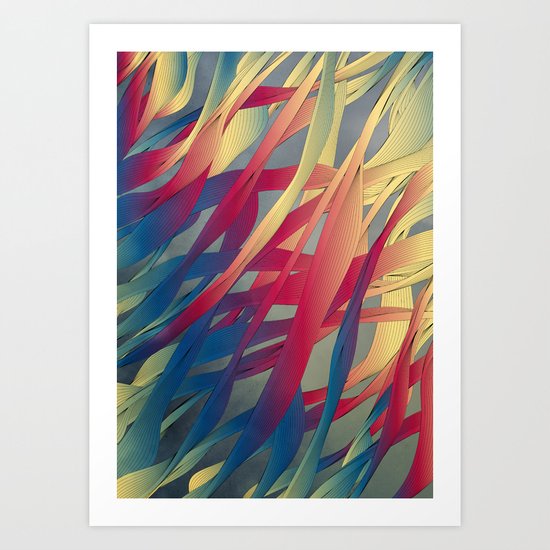 Modern Aquatic Nightsongs Art Print