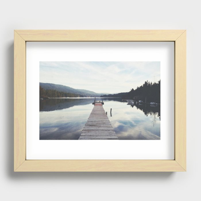 Dock Recessed Framed Print