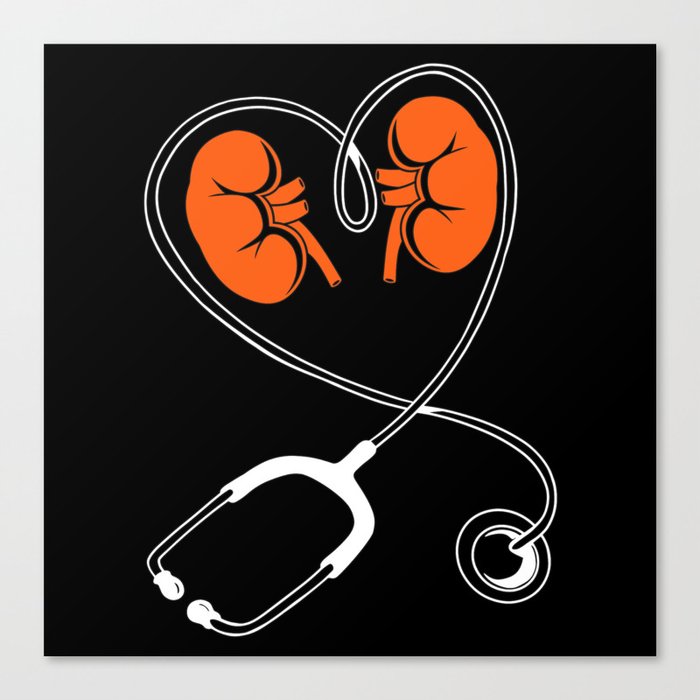 Dialysis Technician Heart Love Tech Dialysis Nurse Canvas Print