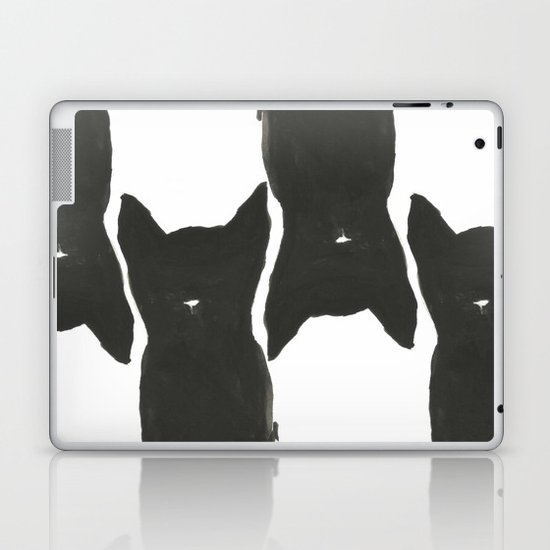 Black Cats Laptop & iPad Skin